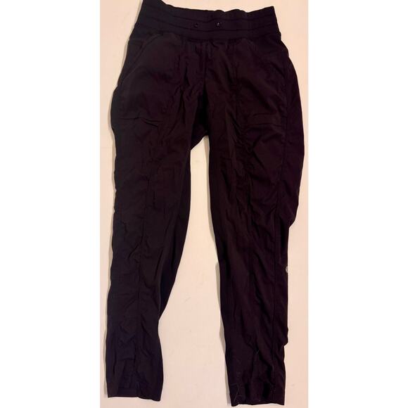 Lululemon Women's Street to Studio Pants Size 4 Black Missing Drawstring - Picture 1 of 5